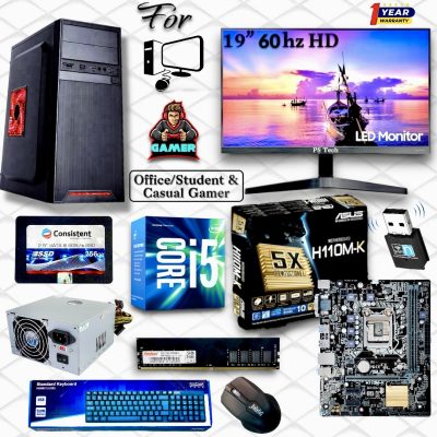 Intel Core i5 6th Gen Processor Computer Set